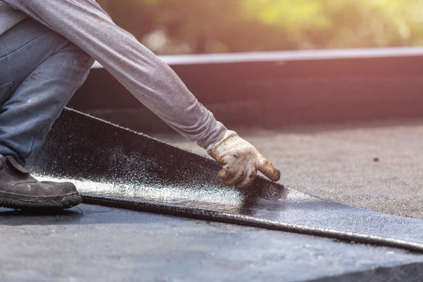 Professional Emergency Waterproofing technician working in Mine Hill, NJ